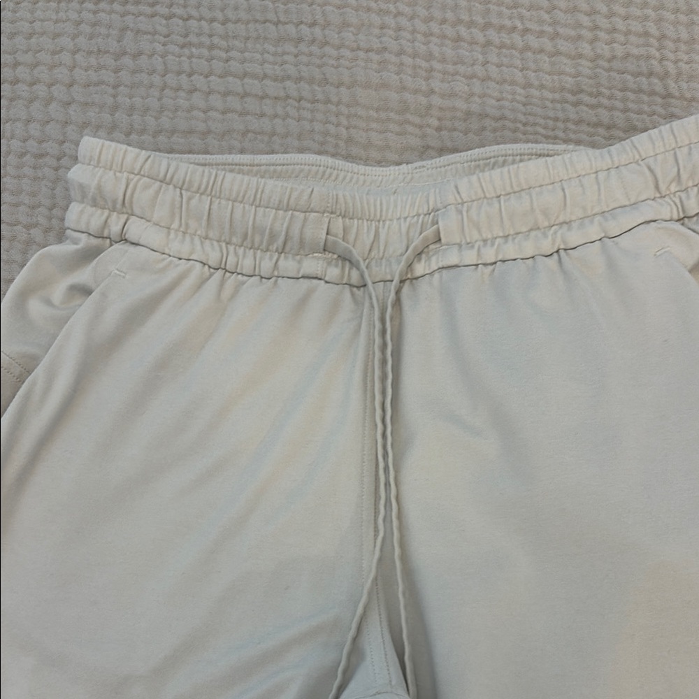 Cream Jogger Pants
